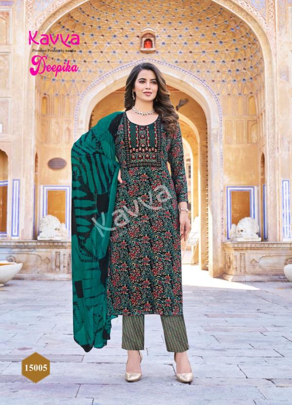 Kavya Deepika Vol 15 Designer Kurti Bottom With Dupatta